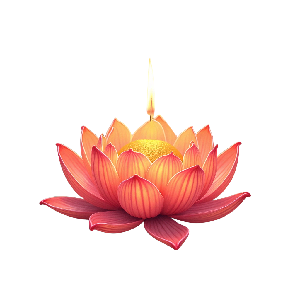 Lotus Candle